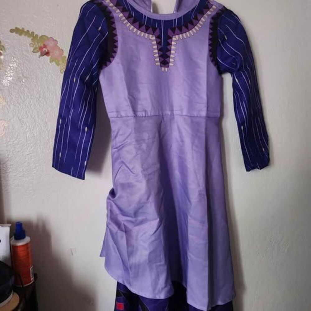 Girls Layered Long Sleeve Prairie Look Dress - Picture 2 of 5